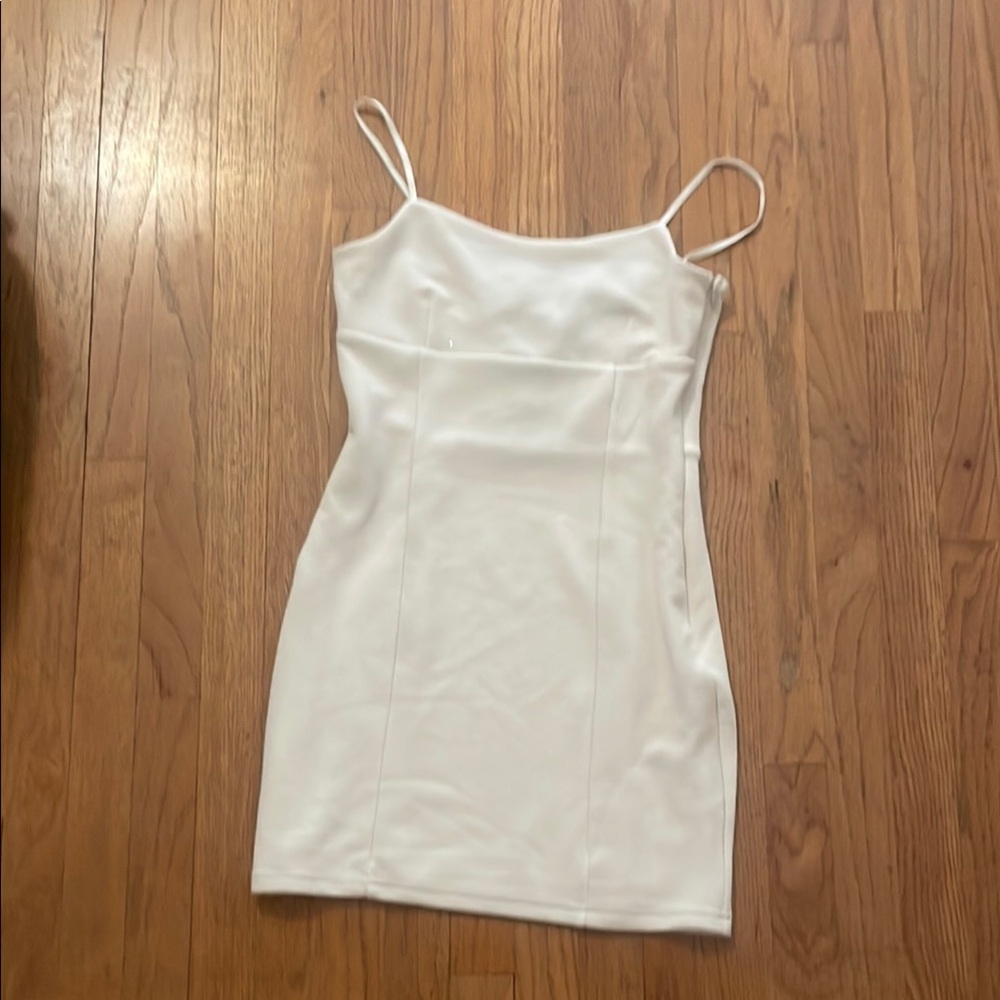 Elegant White Girls Dress with bow detail